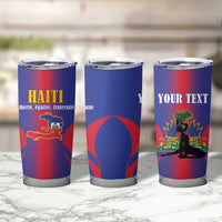 Haiti Pride Personalized Tumbler Cup Neg Marron Haitian Heritage - Wonder Print Shop