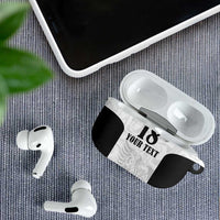 Custom Albania Football Pride AirPods Case Kuqezinjte Eagle White Version - Wonder Print Shop