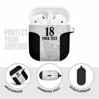 Custom Albania Football Pride AirPods Case Kuqezinjte Eagle White Version - Wonder Print Shop