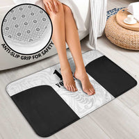 Custom Albania Football Pride Bathroom Set Kuqezinjte Eagle White Version - Wonder Print Shop