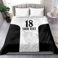 Custom Albania Football Pride Bedding Set Kuqezinjte Eagle White Version - Wonder Print Shop