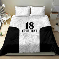 Custom Albania Football Pride Bedding Set Kuqezinjte Eagle White Version - Wonder Print Shop