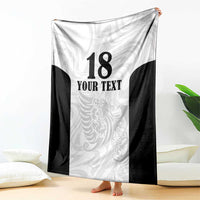 Custom Albania Football Pride Blanket Kuqezinjte Eagle White Version - Wonder Print Shop