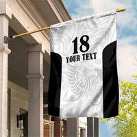 Custom Albania Football Pride Garden Flag Kuqezinjte Eagle White Version - Wonder Print Shop