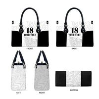 Custom Albania Football Pride Leather Bag Kuqezinjte Eagle White Version - Wonder Print Shop