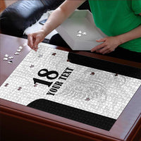 Custom Albania Football Pride Puzzle Kuqezinjte Eagle White Version - Wonder Print Shop