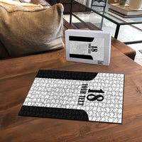 Custom Albania Football Pride Puzzle Kuqezinjte Eagle White Version - Wonder Print Shop