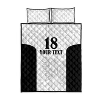 Custom Albania Football Pride Quilt Bed Set Kuqezinjte Eagle White Version - Wonder Print Shop