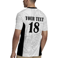 Custom Albania Football Pride Rugby Jersey Kuqezinjte Eagle White Version - Wonder Print Shop