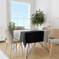 Custom Albania Football Pride Tablecloth Kuqezinjte Eagle White Version - Wonder Print Shop