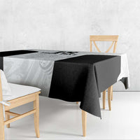 Custom Albania Football Pride Tablecloth Kuqezinjte Eagle White Version - Wonder Print Shop