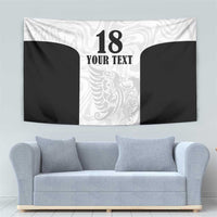 Custom Albania Football Pride Tapestry Kuqezinjte Eagle White Version - Wonder Print Shop