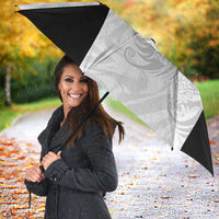 Custom Albania Football Pride Umbrella Kuqezinjte Eagle White Version - Wonder Print Shop