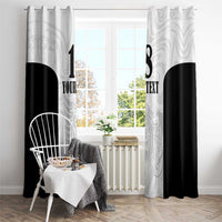 Custom Albania Football Pride Window Curtain Kuqezinjte Eagle White Version - Wonder Print Shop