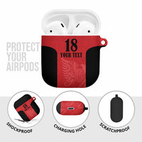 Custom Albania Football Pride AirPods Case Kuqezinjte Eagle Red Version - Wonder Print Shop