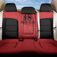 Custom Albania Football Pride Back Car Seat Cover Kuqezinjte Eagle Red Version - Wonder Print Shop