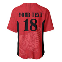 Custom Albania Football Pride Baseball Jersey Kuqezinjte Eagle Red Version - Wonder Print Shop