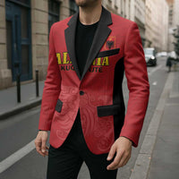 Custom Albania Football Pride Blazer Kuqezinjte Eagle Red Version - Wonder Print Shop