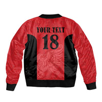 Custom Albania Football Pride Bomber Jacket Kuqezinjte Eagle Red Version - Wonder Print Shop