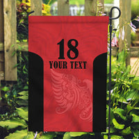 Custom Albania Football Pride Garden Flag Kuqezinjte Eagle Red Version - Wonder Print Shop