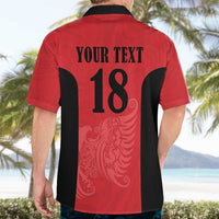 Custom Albania Football Pride Hawaiian Shirt Kuqezinjte Eagle Red Version - Wonder Print Shop
