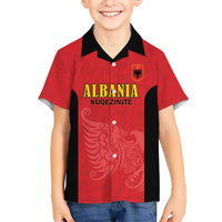 Custom Albania Football Pride Hawaiian Shirt Kuqezinjte Eagle Red Version - Wonder Print Shop