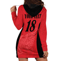 Custom Albania Football Pride Hoodie Dress Kuqezinjte Eagle Red Version - Wonder Print Shop