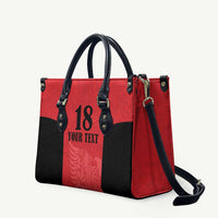 Custom Albania Football Pride Leather Bag Kuqezinjte Eagle Red Version - Wonder Print Shop