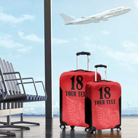 Custom Albania Football Pride Luggage Cover Kuqezinjte Eagle Red Version - Wonder Print Shop