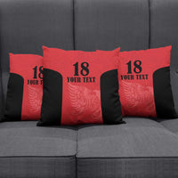 Custom Albania Football Pride Pillow Cover Kuqezinjte Eagle Red Version - Wonder Print Shop