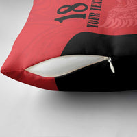 Custom Albania Football Pride Pillow Cover Kuqezinjte Eagle Red Version - Wonder Print Shop