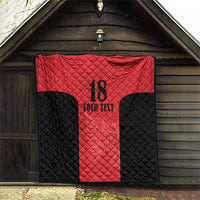Custom Albania Football Pride Quilt Kuqezinjte Eagle Red Version - Wonder Print Shop