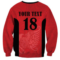 Custom Albania Football Pride Sweatshirt Kuqezinjte Eagle Red Version - Wonder Print Shop