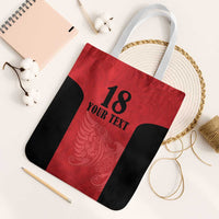 Custom Albania Football Pride Tote Bag Kuqezinjte Eagle Red Version - Wonder Print Shop