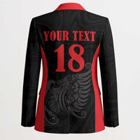 Custom Albania Football Pride Blazer Kuqezinjte Eagle Black Version - Wonder Print Shop