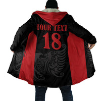 Custom Albania Football Pride Cloak Kuqezinjte Eagle Black Version - Wonder Print Shop