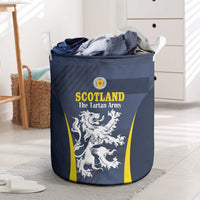 Scotland Football Laundry Basket Scottish Lion Rampant Tartan Fan - Wonder Print Shop