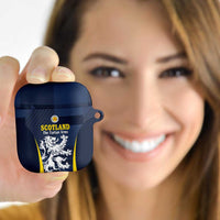 Scotland Football AirPods Case Scottish Lion Rampant Tartan Fan - Wonder Print Shop