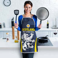 Scotland Football Apron Scottish Lion Rampant Tartan Fan - Wonder Print Shop