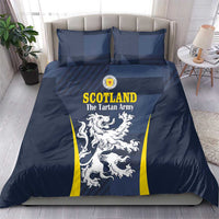 Scotland Football Bedding Set Scottish Lion Rampant Tartan Fan - Wonder Print Shop