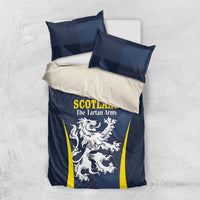 Scotland Football Bedding Set Scottish Lion Rampant Tartan Fan - Wonder Print Shop