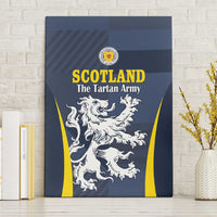 Scotland Football Canvas Wall Art Scottish Lion Rampant Tartan Fan - Wonder Print Shop