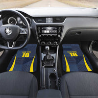 Custom Scotland Football Car Mats Scottish Lion Rampant Tartan Fan - Wonder Print Shop
