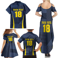 Custom Scotland Football Family Matching Summer Maxi Dress and Hawaiian Shirt Scottish Lion Rampant Tartan Fan - Wonder Print Shop
