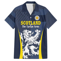 Custom Scotland Football Family Matching Summer Maxi Dress and Hawaiian Shirt Scottish Lion Rampant Tartan Fan - Wonder Print Shop