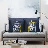 Scotland Football Pillow Cover Scottish Lion Rampant Tartan Fan - Wonder Print Shop