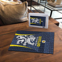 Scotland Football Puzzle Scottish Lion Rampant Tartan Fan - Wonder Print Shop