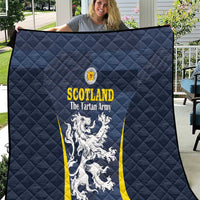 Scotland Football Quilt Scottish Lion Rampant Tartan Fan - Wonder Print Shop