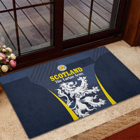 Scotland Football Rubber Doormat Scottish Lion Rampant Tartan Fan - Wonder Print Shop