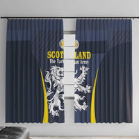 Scotland Football Window Curtain Scottish Lion Rampant Tartan Fan - Wonder Print Shop